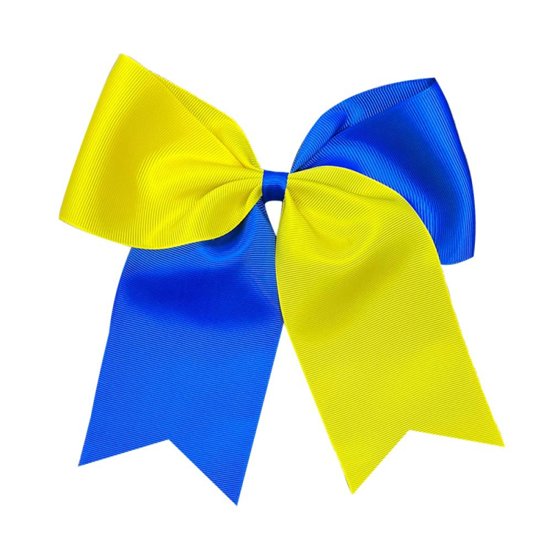 Velika dvobojna mašna za kosu za djecu, elastična gumica za kosu, rekviziti za cheerleading