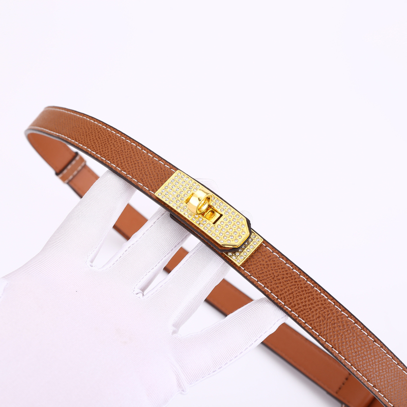 Ženski uski remen od umjetne kože s uzorkom dlana, svestrani pojas za haljine i uredski stil.