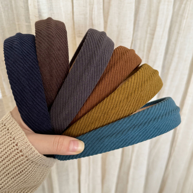 Ženska čelenka od twill materijala, jesen–zima, 2025 novi model, retro stil, ručno izrađeni modni dodatak za kosu