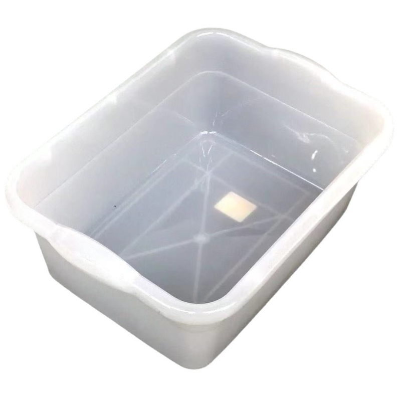 Pravokutna plastična posuda velike kapacitete, šareni spremnik za pohranu, kuhinja, kvaliteta hrane, otporna na lomljenje