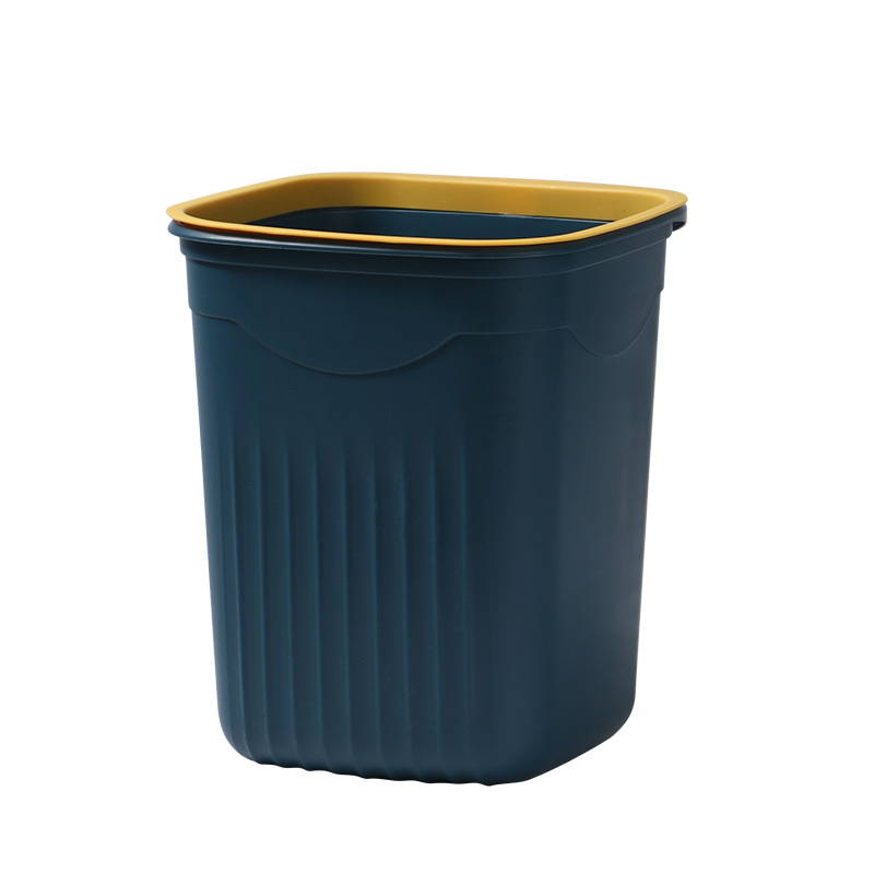 Koš za smeće bez poklopca, nordijskog stila, velikog kapaciteta, plastični, za kupaonicu, WC, dnevni boravak i kuhinju
