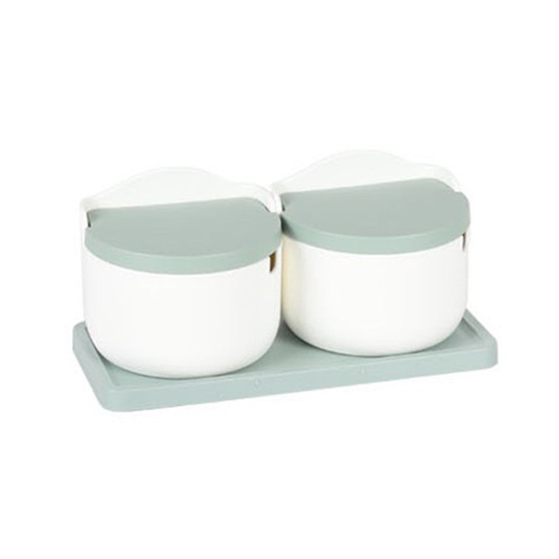 Trojedelni minimalistički keramički set posuda za začine – japanskog stila