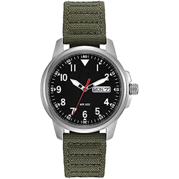 Muški kvarcni sat s najlonskom narukvicom, svjetleći dvostruki kalendar, casual stil