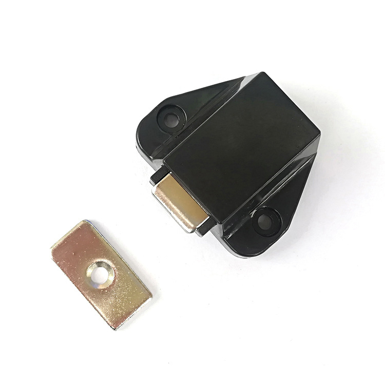 Mini magnetski držač vrata ormarića, push-tip, duljine 35 mm, za jednokrilna ili dvokrilna vrata