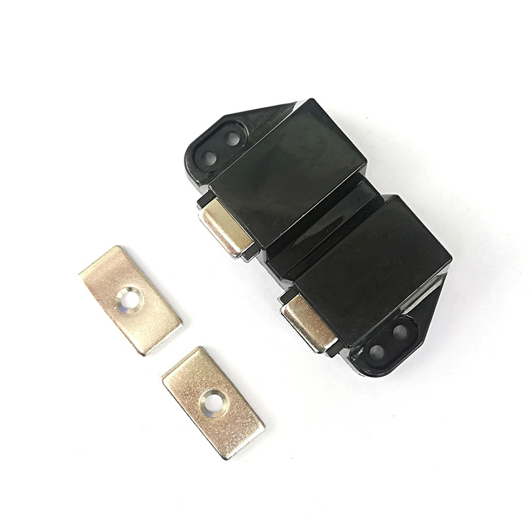 Mini magnetski držač vrata ormarića, push-tip, duljine 35 mm, za jednokrilna ili dvokrilna vrata