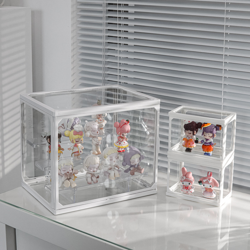 Prozirna akrilna vitrina za figurice iz blind boxa, otporna na prašinu