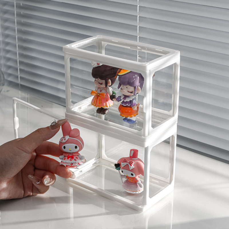 Prozirna akrilna vitrina za figurice iz blind boxa, otporna na prašinu