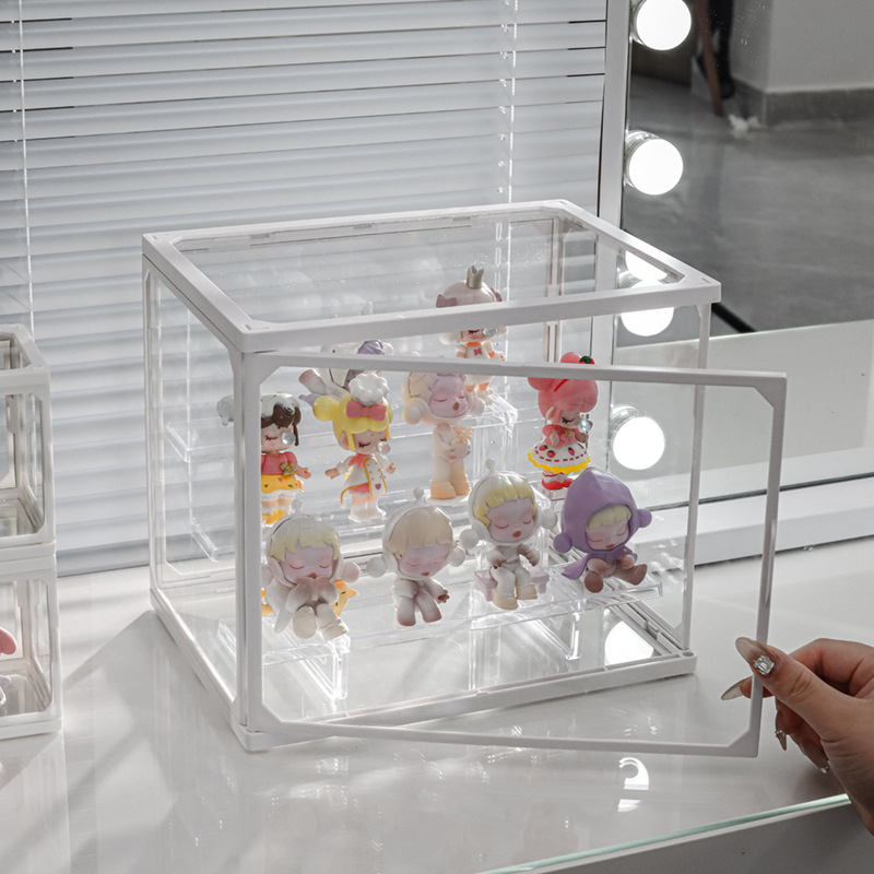 Prozirna akrilna vitrina za figurice iz blind boxa, otporna na prašinu