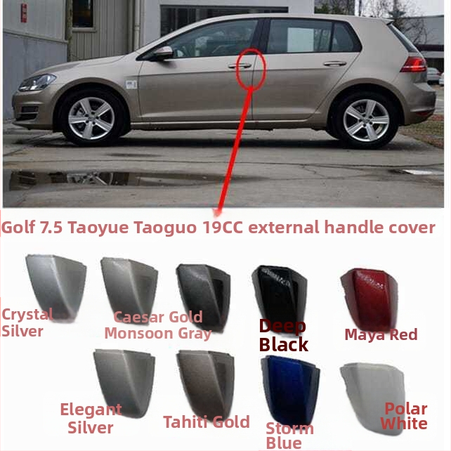Vonkajší kryt rukoväte dverí a kryt kľúča pre Golf 7/7.5, Tayron, Taigo, T-Roc GTI
