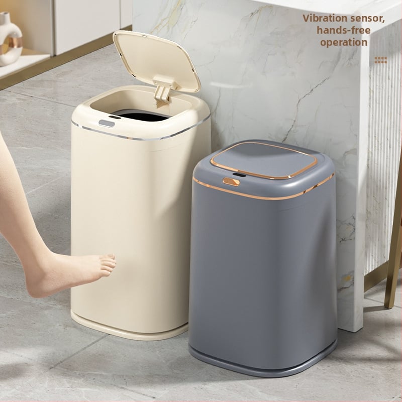 Helixun 40L smart odpadkový kôš pre domáce použitie, štvorcový, s automatickým senzorom, model 8649-8650
