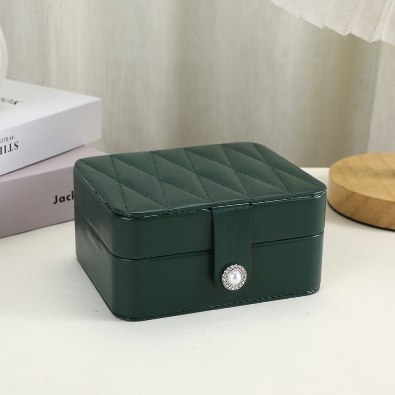 Nova romb kutija za nakit sa ogledalom, elegant organizator za ogrlice i narukvice