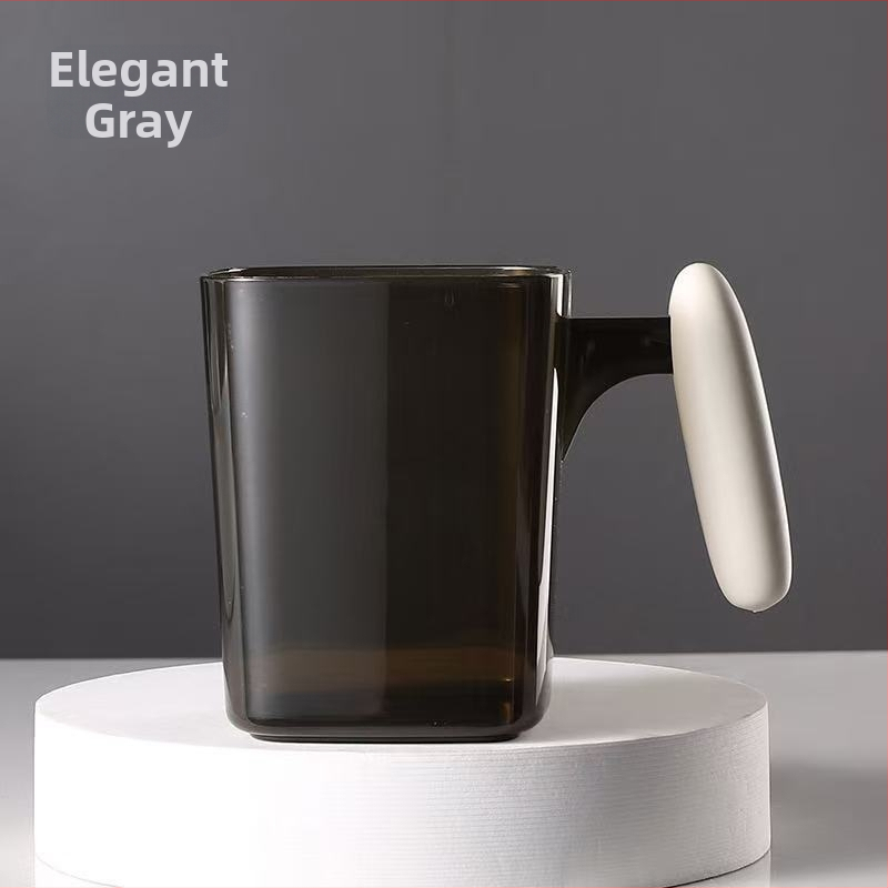 Veľkoobjemový pohár na zubné kefy do domácej kúpeľne, pohár pre pár so zosilneným držadlom, elegantný pohár na výplach úst