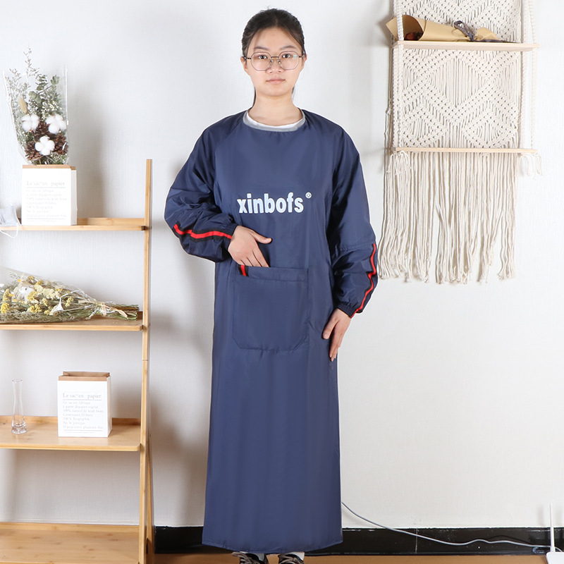 Pregača s dugim rukavima, protiv prljavštine, za odrasle, unisex, kuhinja i dom, obostrana pregača s rukavima, korejski stil