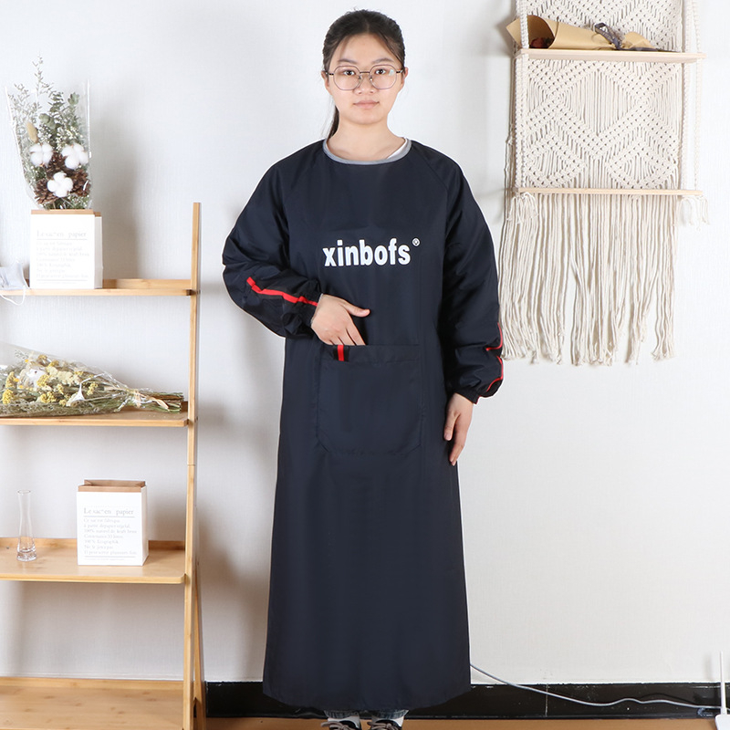 Pregača s dugim rukavima, protiv prljavštine, za odrasle, unisex, kuhinja i dom, obostrana pregača s rukavima, korejski stil