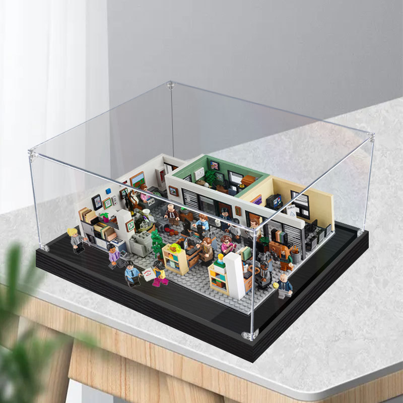 Akrilna kutija za izlaganje LEGO 21336 – stolni model, prozirna kutija otporna na prašinu za figurice