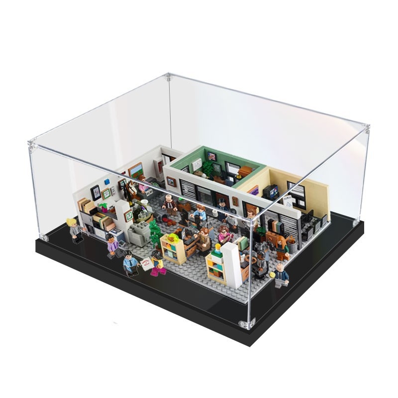 Akrilna kutija za izlaganje LEGO 21336 – stolni model, prozirna kutija otporna na prašinu za figurice