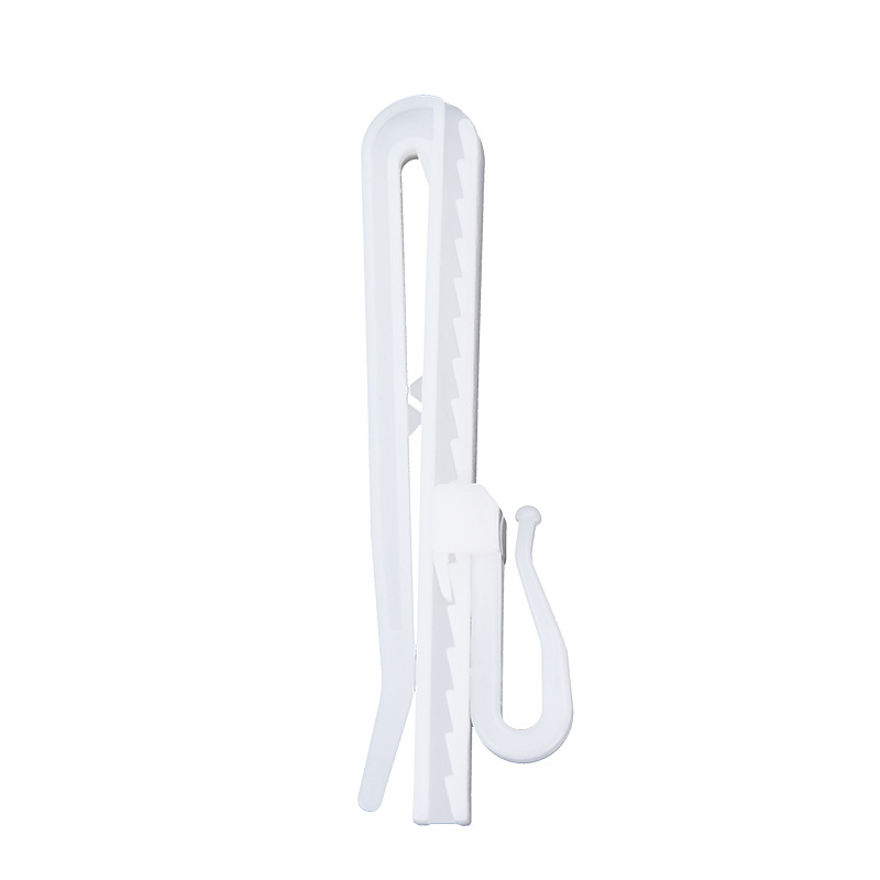 Kuka za zavjese s podesivim remenom od tkanine, plastična kuka za zavjese, veličine 7 cm / 8,5 cm