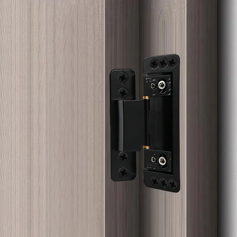 Skrivene vrata s 2D podesivim šarkama, nevidljive vrata, ekološka vrata od aluminijske legure, komplet vrata s križnim šarkama