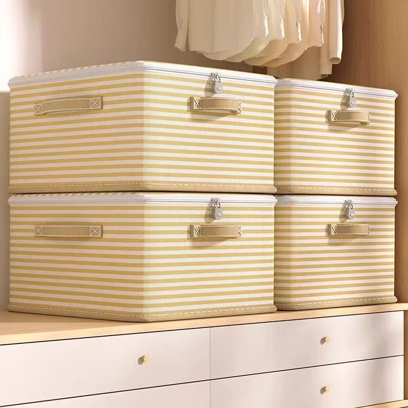 Periva tekstilna kutija za odjeću, prašinu otporna, s velikim kapacitetom, organizator garderobe za traperice.