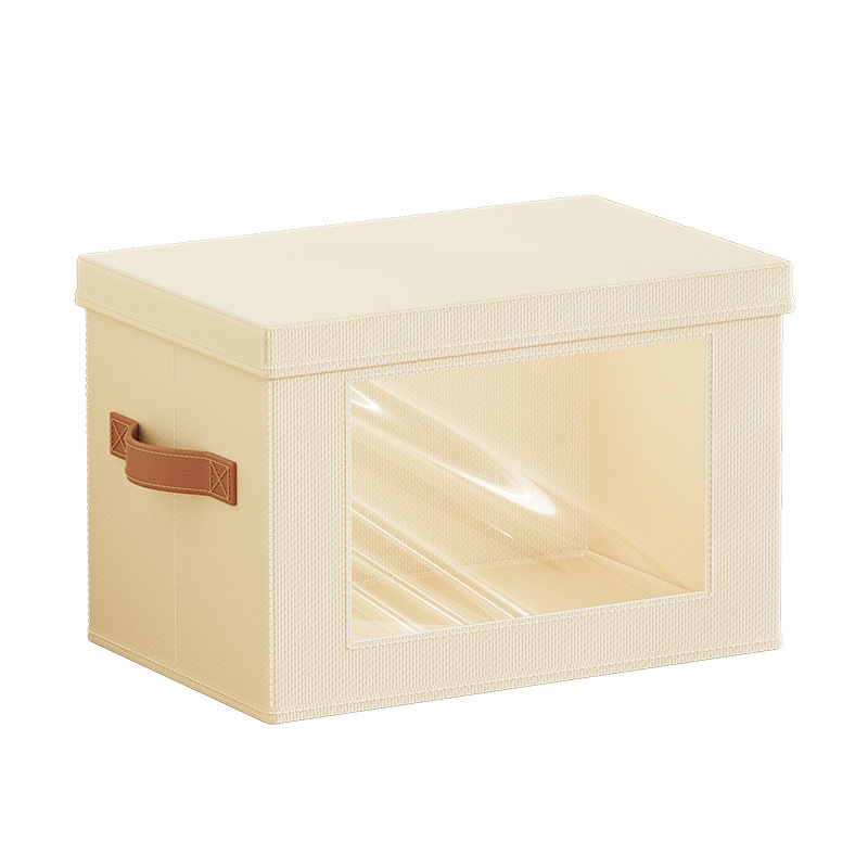Kutija za pohranu od Oxford platna sa sklopnim poklopom, velika kapaciteta za odjeću, 20–30 L, dimenzije 44 × 30 × 29 cm