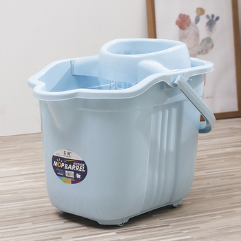 Kanta za mop s kotačićima, plastična kanta za cijedjenje, za kuću i kupaonicu u domu, Rong Run