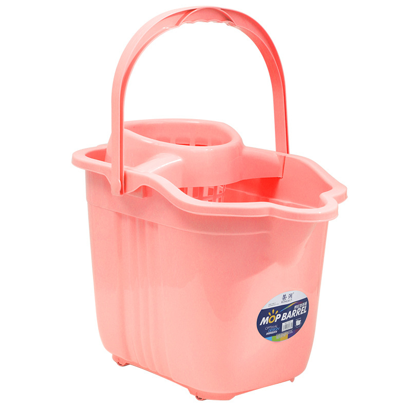 Kanta za mop s kotačićima, plastična kanta za cijedjenje, za kuću i kupaonicu u domu, Rong Run