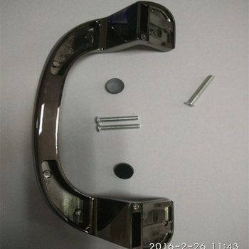 Kvaka od aluminijske legure za klizna vrata, površinska ugradnja, elektroplatinirani završni sloj, model ZH-061