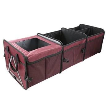 Izolirana sklopiva kutija za prtljažnik automobila, Oxford tkanina, višenamjenski organizator, velika kapaciteta, 92×33×28 cm