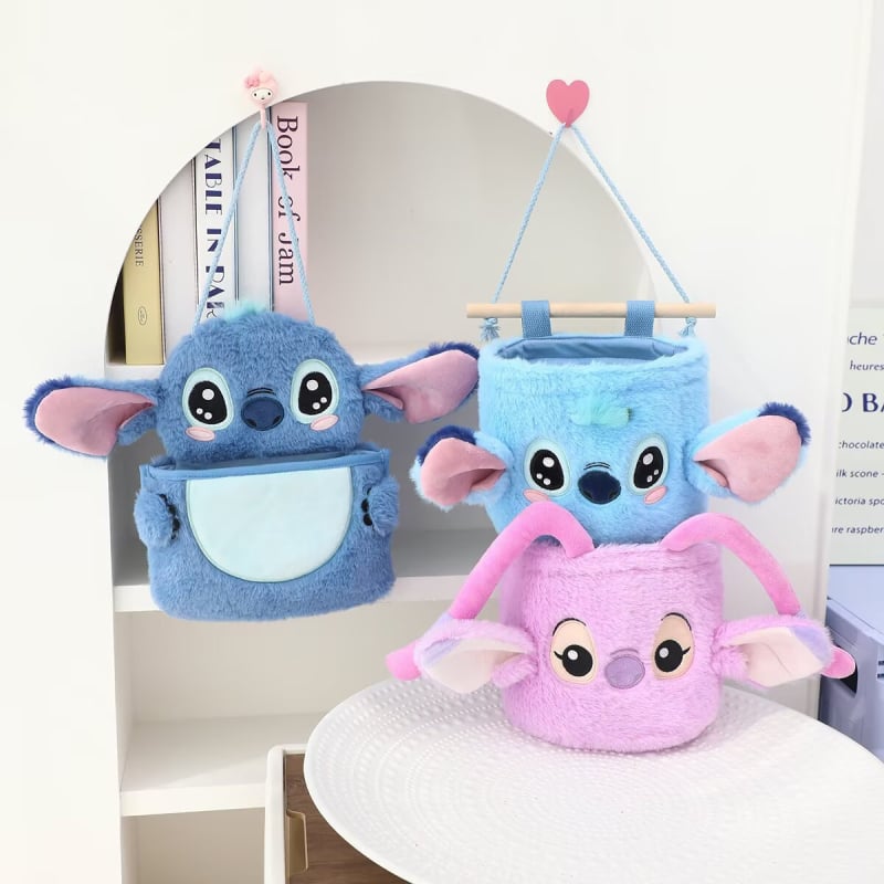 Japanski stil slatka Stitch plišanka, torba za vješanje na zid za skladištenje u studentskoj sobi