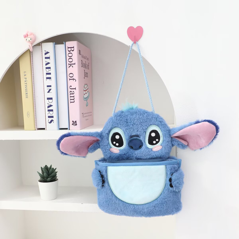 Japanski stil slatka Stitch plišanka, torba za vješanje na zid za skladištenje u studentskoj sobi