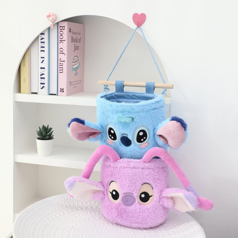 Japanski stil slatka Stitch plišanka, torba za vješanje na zid za skladištenje u studentskoj sobi