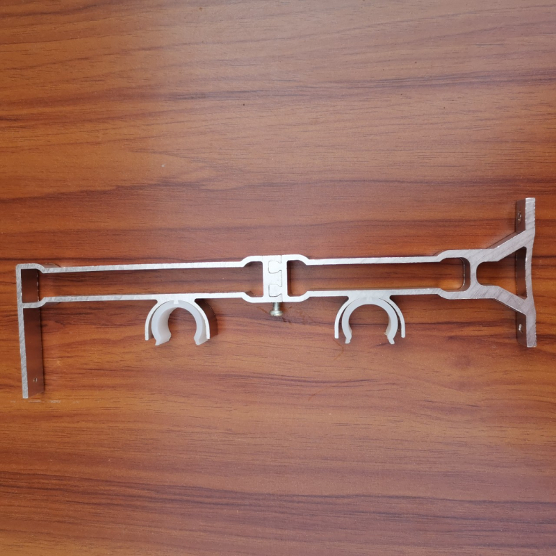 Debeli držač šine zavjese od aluminijske legure za rimski štap i montažnu bazu glave zavjese