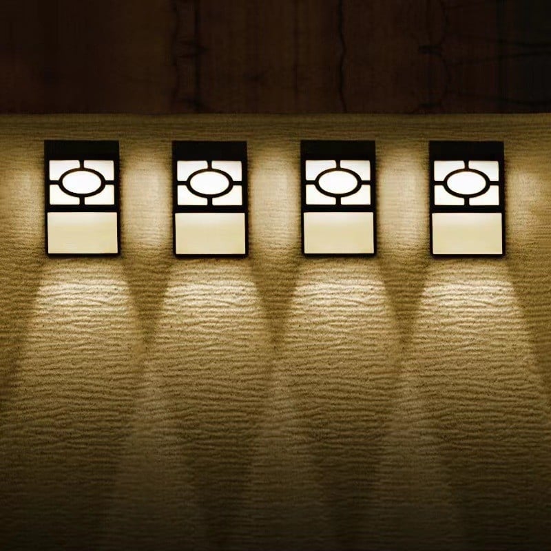 Solarna zidna lampa za vanjsku upotrebu – dekorativna zidna svjetiljka za dvorište, vrt i balkon