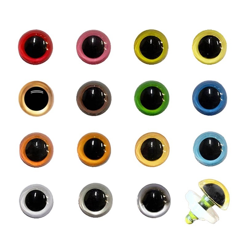 Oči životinja od smole, kristalnog izgleda, 10 mm, DIY dodaci za plišane igračke
