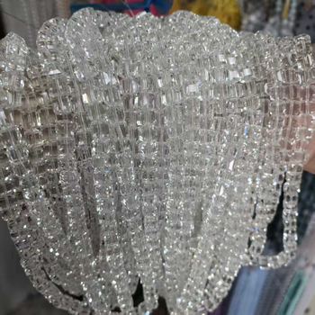 6-11 mm kubična kristalna staklena perla DIY - AB kvadratne perle za ogrlicu i narukvicu
