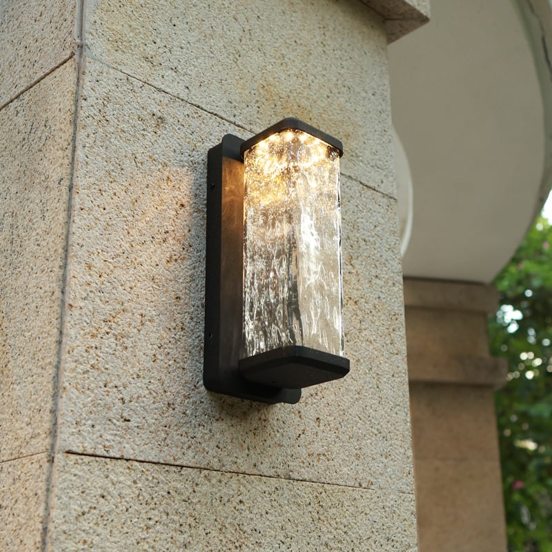 Vanjska LED zidna svjetiljka IP54, topla bijela 3000K, aluminijska legura, za ulaz, balkon i dvorište