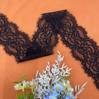 Mikro-elastični čipkasti rub, 8 cm, za pidžame, dekolte i rub haljine, dodaci za žensku odjeću