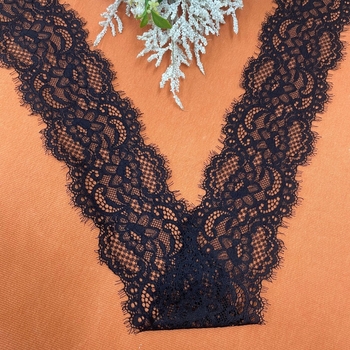 Mikro-elastični čipkasti rub, 8 cm, za pidžame, dekolte i rub haljine, dodaci za žensku odjeću