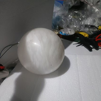 Prirodna kuglasta zidna svjetiljka od oblacnog kamena za spavaću sobu i hodnik, skandinavski minimalistički retro s kineskom inspiracijom, dekorativno ambijentalno osvjetljenje