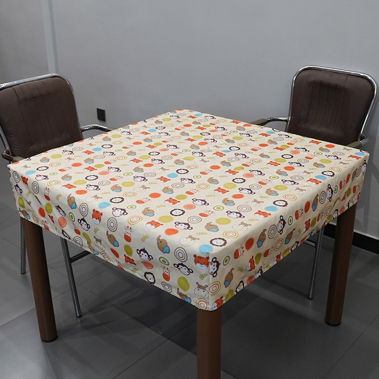 Pokrov stola za mahjong, kvadratni, debeli, vodootporan, otporan na prašinu i masnoću, PVC materijal