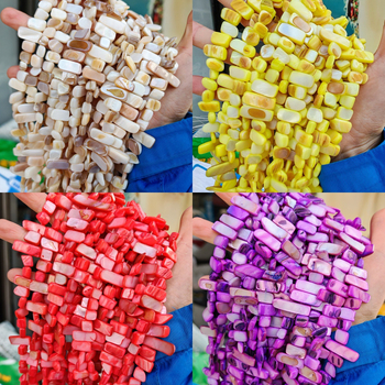Perle od školjki slatkovodnih, nepravilni fragmenti školjki, slobodne perle, poluproizvodi za DIY nakit