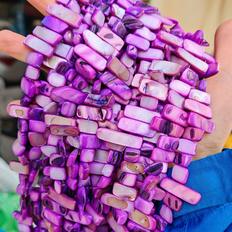 Perle od školjki slatkovodnih, nepravilni fragmenti školjki, slobodne perle, poluproizvodi za DIY nakit