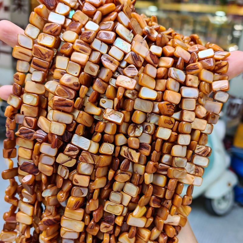 Perle od školjki slatkovodnih, nepravilni fragmenti školjki, slobodne perle, poluproizvodi za DIY nakit