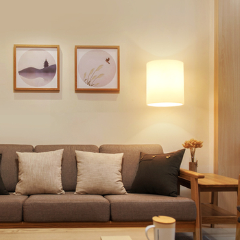 Moderna minimalistička drvena zidna LED svjetiljka za dnevni boravak, hodnik, balkon i spavaću sobu