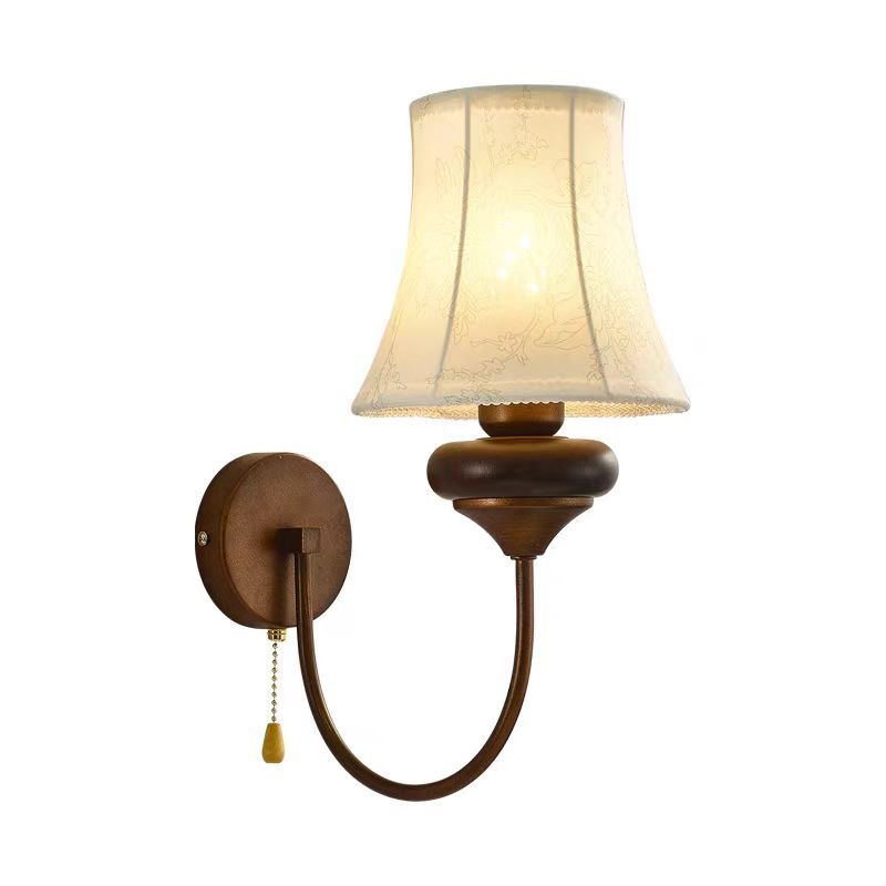 Zidna lampa za spavaću sobu, vintage američki stil, retro za hodnik i dnevni boravak s prekidačem