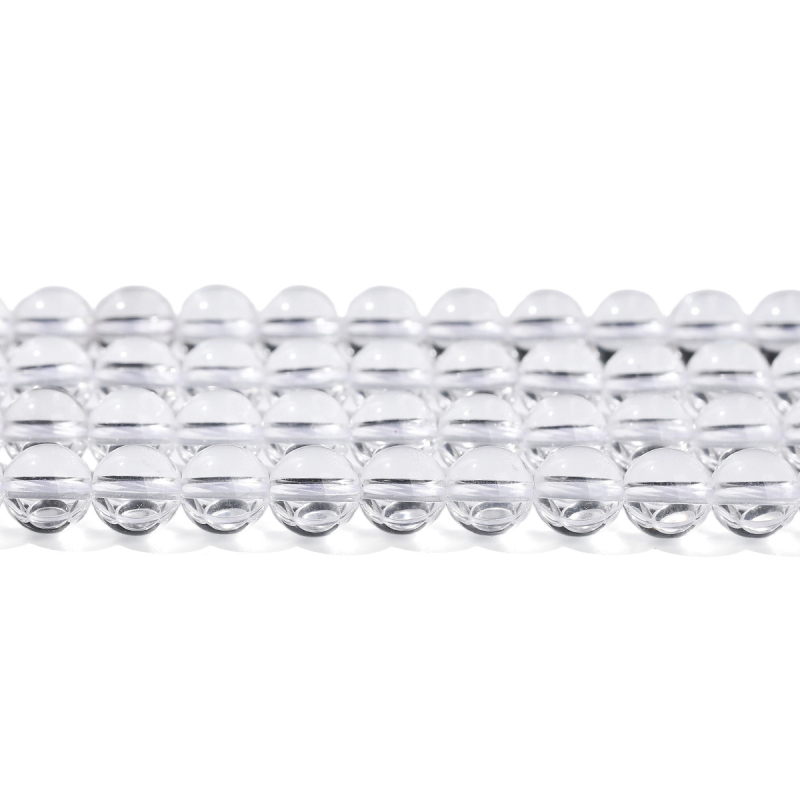 Slobodne perle od prirodnog bijelog kristala, 8 mm, za DIY nakit i narukvice
