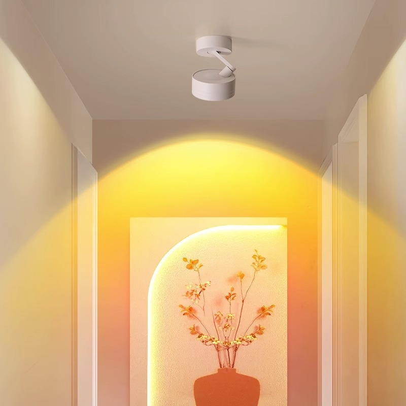 Sunset LED zidna svjetiljka – aluminij, jednostavan modern dizajn, ambijentalno osvjetljenje za hodnik i spavaću sobu