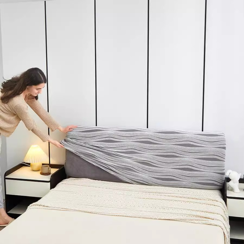 Premium elastična univerzalna navlaka za naslon kreveta od poliesterskog materijala