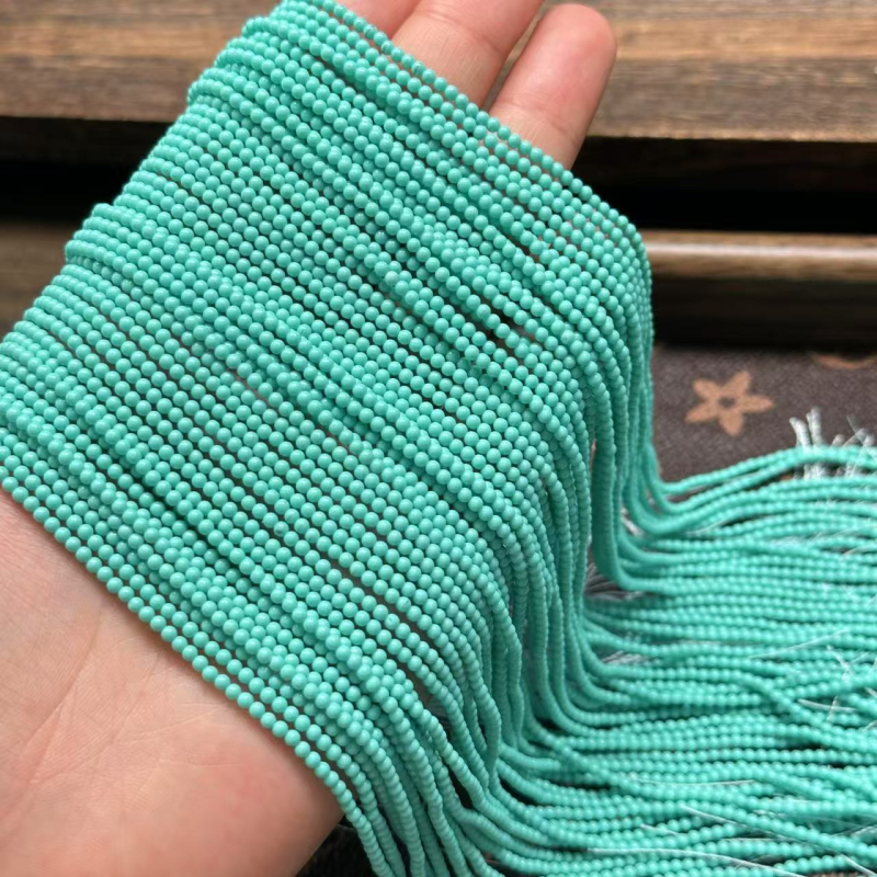 Magnesit turkiz 3 mm okrugle perle, slobodne perle za DIY nakit, distancijske perle za ogrlicu i narukvicu, ručno izrađeno