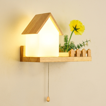 Kreativna zidna lampa u nordijskom stilu za spavaću sobu i dnevni boravak – minimalistička moderna zidna svjetiljka za hodnik i stepenice